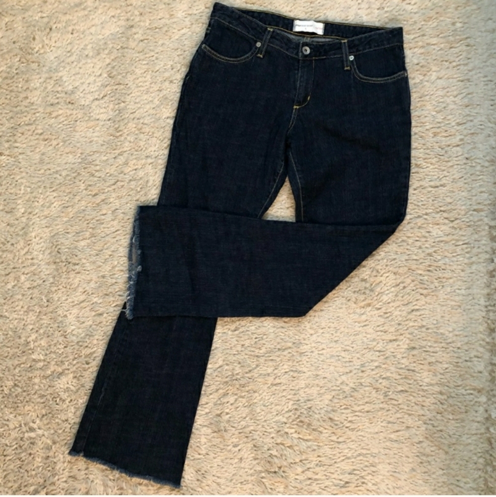 PAPER DENIM & CLOTH Dark Rinse Mid-Rise Flare 29